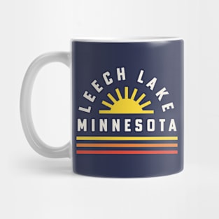 Leech Lake Minnesota Retro Vintage Sunshine Mug